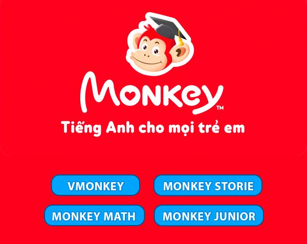 Tài khoản Monkey - học tiếng anh cho trẻ em