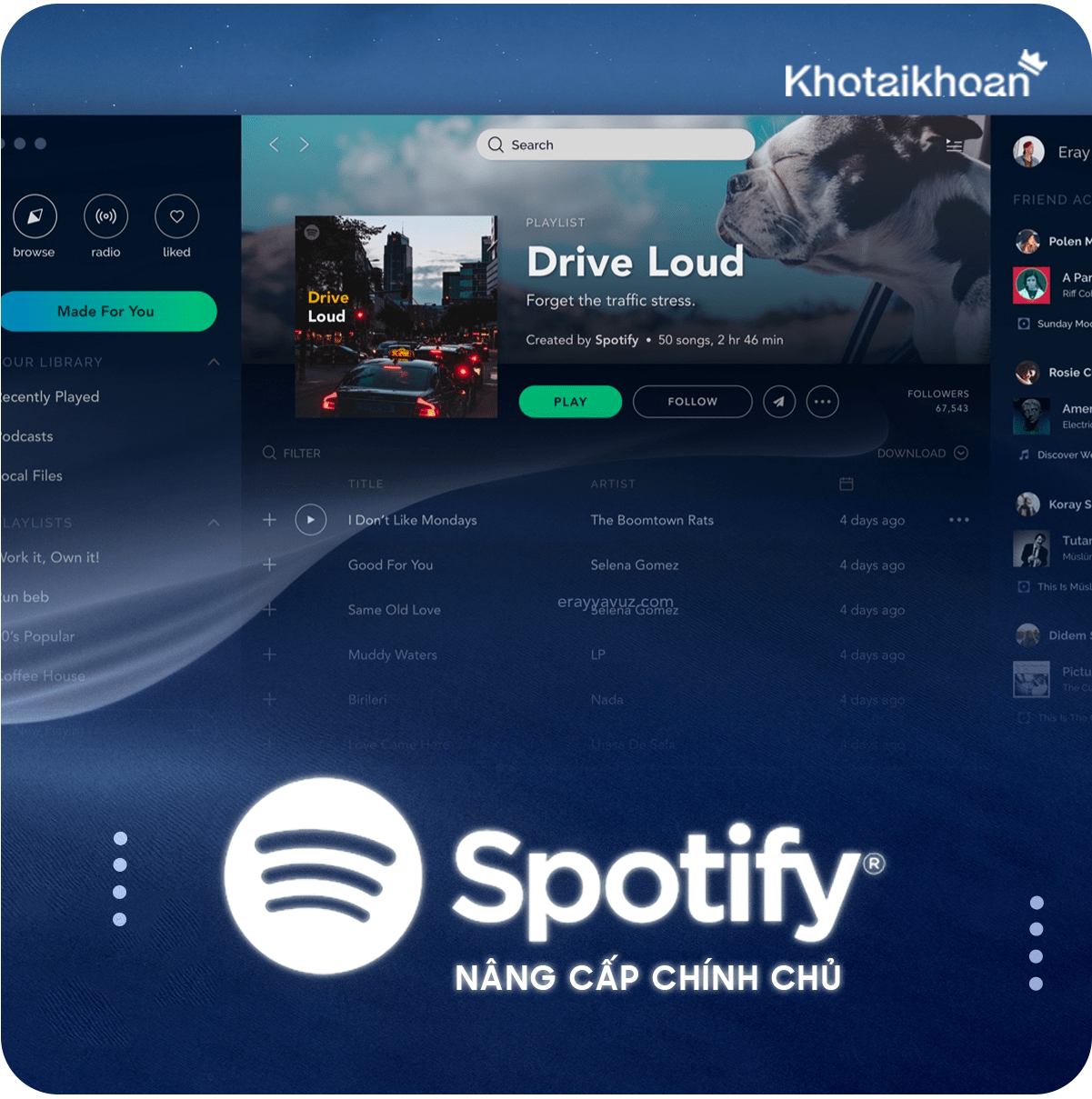 Nâng cấp tài khoản Spotify Premium