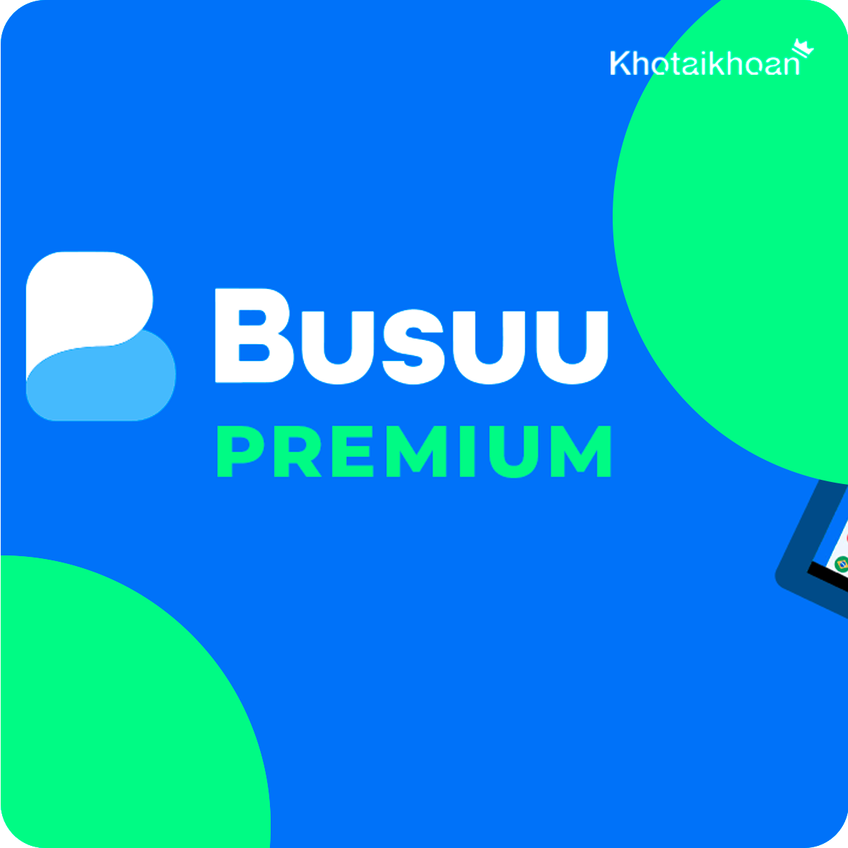 Tài khoản học ngoại ngữ Busuu Premium