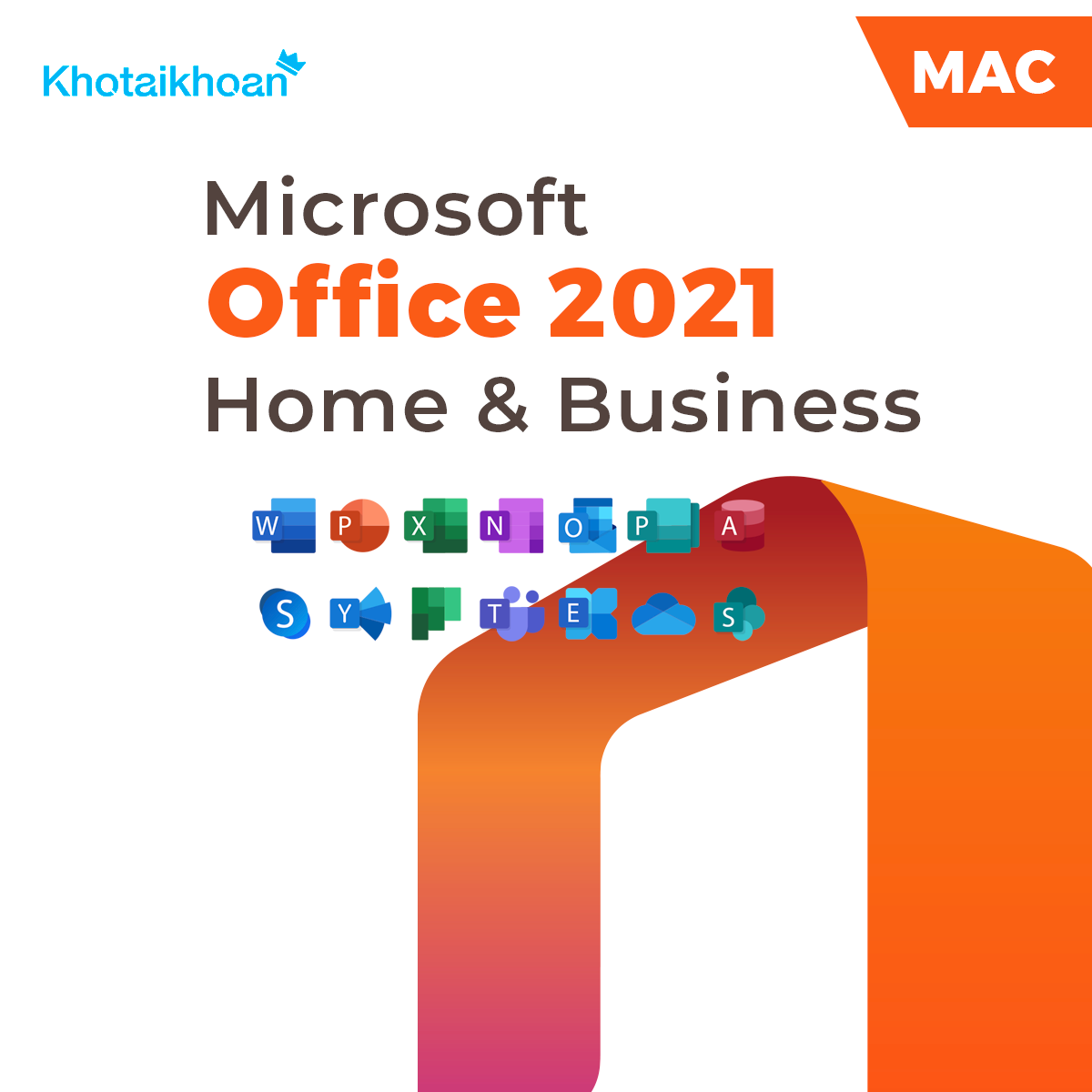 Microsoft Office 2021 Home & Business for MAC