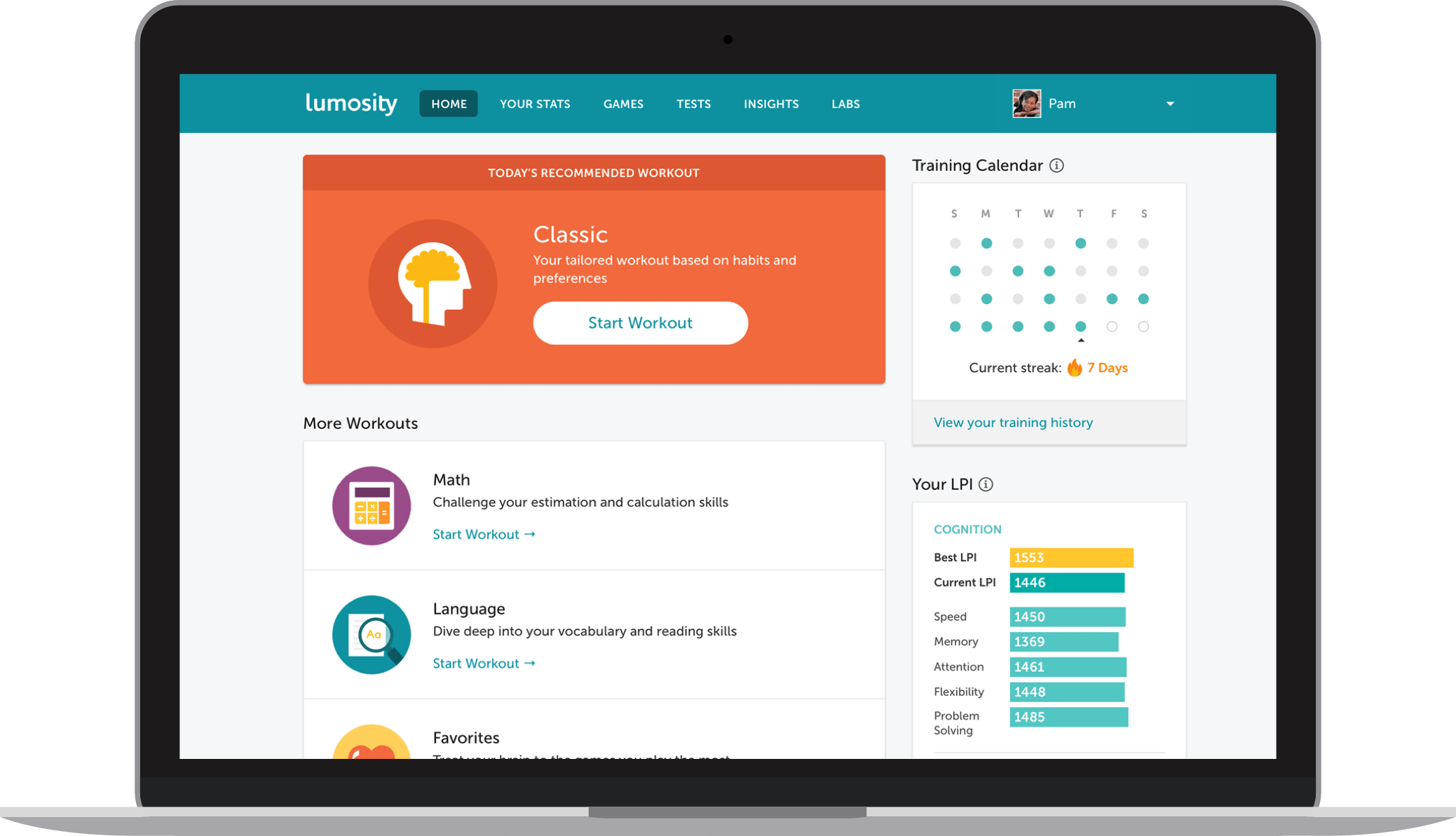 Tài khoản Lumosity Premium